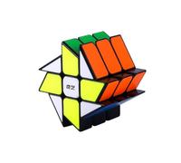 Oostifun Mo Fang GE Windmill S 2x3 Cube Wheel Fenghuolun S 2x3x3 Twisty Puzzle Irregolare Smooth Cubes Puzzle Cervello Teaser Puzzle Giocattoli con un treppiede a cubo (Black Patch)