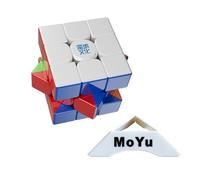Oostifun MoYu 2024 WEILONG WRM V10 M 20M Ball Core Spring Versione 3.0 3x3 M Cubo With Doppio Sistema di Regolazione Nanosurface UV Bag and Treppiede (Multi Colore)