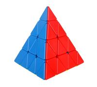 Oostifun ShengShou 4x4 Pyraminx Piramide Triangolo Cubo Magico Velocità Puzzle Cube Stickerless 4 Layers Triangolo Jinzita Cube