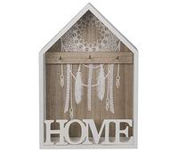 OOTB Cassetta Portachiavi, Colore Bianco/Naturale, con acchiappasogni Bianco