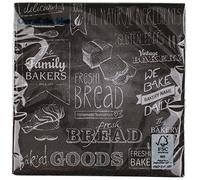 ootb Tovaglioli di carta, Urban Baker, stile moderno e unico, dimensioni: 33 x 33 cm, 20 pezzi con 3 strati in tessuto, multicolore, non applicabile