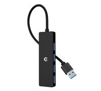 OOTDAY Adattatore Ethernet USB C, multiporta 4 in 1 USB C con trasferimento dati veloce, estensione USB 3.0 compatibile con computer desktop e altri laptop