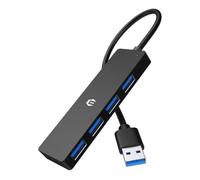 OOTDAY USB C Multiport, 4 in 1 USB C Hub LAN con trasferimento dati veloce, estensione USB, compatibile con computer desktop, MacBook Pro/Air, iMac e altri computer portatili