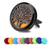 OOTSR Diffusore di Oli Essenziali per Aromaterapia per Auto, Aromaterapia Diffusore Clip, Deodorante Vent locket per Auto, con 10pcs Colore Casuale Feltro di Ricambio