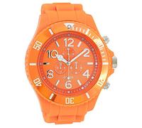 Oozoo C4826 - Orologio da uomo, cinturino in silicone, colore: arancione fluoro, striscia