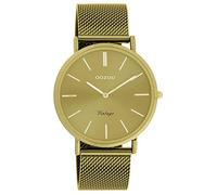 Oozoo Damenarmbanduhr C20000 - Bracciale vintage analogico senape in acciaio inox UOC20000, Bracciale