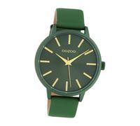 Oozoo Donna Polso Verde Analogico C10616 Timepieces Cinturino IN Pelle UOC10616
