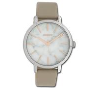 Oozoo Orologio Da Donna Timepieces Analogico In Pelle Taupe Chiaro
