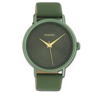 Oozoo Orologio Da Donna Timepieces Analogico In Pelle Verde UOC10582