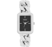 Oozoo - Orologio da donna Timepieces | Orologio da polso da donna | Orologio moderno per donne - Elegante orologio analogico da donna, argento, nero, Minimalista