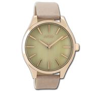 Oozoo Orologio da Polso da Donna Timepieces Analogico pelle Beige UOC9502A