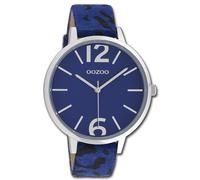 Oozoo Orologio da Polso da Donna Timepieces Analogico pelle Blu Nero UOC10195
