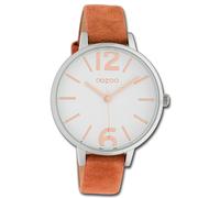 Oozoo Orologio da Polso da Donna Timepieces Analogico Pelle Braun UOC10435