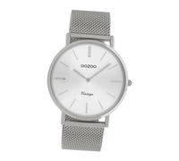 Oozoo Orologio da Polso da Uomo Argento Analogico C9905A Vintage Serie UOC9905A
