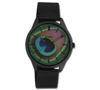 Oozoo Orologio da Polso Donna Nero Analogico C10253 Vintage Serie Inox UOC10253