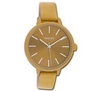 Oozoo Orologio da Polso Donna Timepieces Analogico Pelle Giallo Senape UOC10254