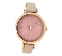 Oozoo Orologio da Polso Donna Timepieces Oro Rosa 40mm Quarzo Pelle UOC9136