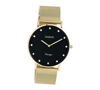 Oozoo Orologio da Polso Unisex Oro Analogico C20237 Vintage Serie UOC20237