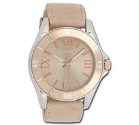 Oozoo Orologio da Polso Unisex Vintage Serie Analogico pelle Beige Rosa UOC5736A