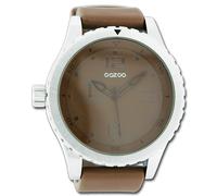 Oozoo Orologio da Polso Unisex Vintage Serie Analogico Pelle Braun UOC3672A