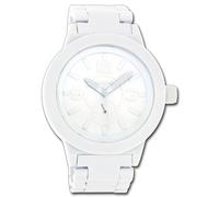 Oozoo Orologio da Polso Unisex Vintage Serie Analogico Plastica Bianco UOC4115A
