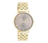 Oozoo Orologio da uomo vintage | Orologio da polso da uomo | Bellissimo orologio da uomo | Elegante orologio analogico da uomo in rotondo C20365_C20371, oro/tortora, Bracciale