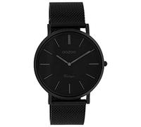 Oozoo Orologio Nero, Nero 40 millimetri