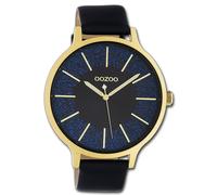 Oozoo Orologio Unisex Timepieces Analogico In Pelle Nero UOC10568