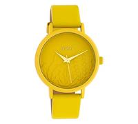 Oozoo Summer Vibes C10602 - Orologio da donna con cinturino in pelle, giallo senape 36 mm, colore: giallo/oro, mittel, cinturino, Giallo/Oro, mittel, Bracciale