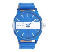Oozoo Timepieces C11230_C11234_Parent Orologio da uomo | Orologio da polso da uomo di alta qualità | Orologio analogico da uomo, Argento/blu jeans