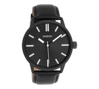 Oozoo Timepieces Orologio da uomo | Orologio da polso da uomo con cinturino in metallo | Bellissimo orologio da uomo | Elegante orologio analogico da uomo, Nero , cinghia