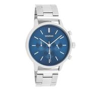 Oozoo Timepieces Orologio da uomo | Orologio da polso da uomo con cinturino in metallo | Bellissimo orologio da uomo | Elegante orologio analogico da uomo, argento/blu