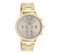 Oozoo Timepieces Orologio da uomo | Orologio da polso da uomo con cinturino in metallo | Bellissimo orologio da uomo | Elegante orologio analogico da uomo, oro/tortora
