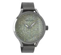 Oozoo Timepieces UOC10652 - Orologio analogico da polso da donna, analogico, in metallo, in titanio, grigio scuro, titanio, grigio scuro-verde