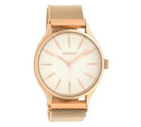 Oozoo Timepieces UOC10692 - Orologio da Polso Analogico Unisex Orologi in Metallo, Colore: Oro Rosa, Oro Rosa-Bianco
