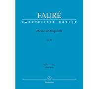 フォーレ:レクイエム Op.48(S,A,T,B)(ラテン語)/Stahl/Stegemann編/ベーレンライター社/合唱作品