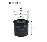 OP 616 FILTRON Filtro olio per SEAT,SKODA,VW