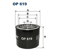 OP 619 FILTRON Filtro olio per TOYOTA