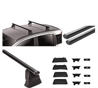 OP. Combo C Versione 3 Porte 2001>2012 Barre PORTATUTTO Portapacchi da Tetto PREMONTATE PRONTE ALL'UTILIZZO per Auto Senza Railing con Attacco Fix Point