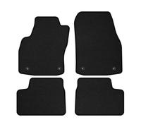 OP07-1 Set Tappetini Velluto Premium Marrone Traforato per Opel Astra H 2004-201