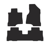 OP09-1 Set Tappetini Velluto Premium Pelle Rossa per Chevrolet Captiva I 2006-20