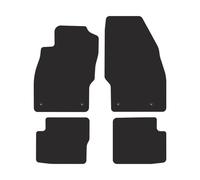 OP13-2 Set Tappetini Velluto Premium Marrone Traforato per Opel Corsa E 2014-201