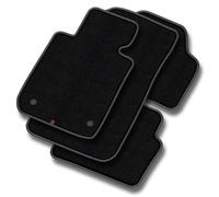 OP16-1 Set Tappetini Velluto Premium Pelle Bianca per Opel Meriva B 2010-2017 ta