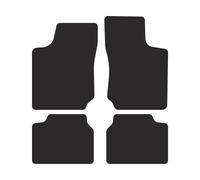 OP33-1 Set Tappetini Velluto Premium Pelle Bianca per Opel Corsa A 1982-1993 tap
