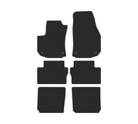 OP56-1 Set Tappetini Velluto Premium Pelle Bianca per Opel Zafira B 2005-2014 7