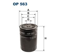 OP563 Filtro, Sistema idraulico di lavoro Filtron