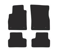 OP57-1 Set Tappetini Velluto Premium Pelle Nera per Chevrolet Cruze I 2008-2016