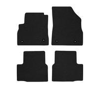 OP63-1 Set Tappetini Velluto Premium Opaco Nero per Opel Astra K dal 2015 tappet