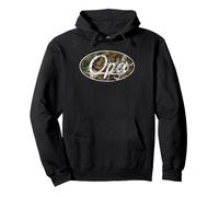Opa German Grandpa Camo Vintage Throwback Style Felpa con Cappuccio