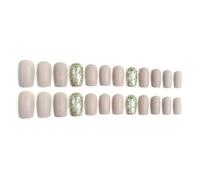 Opaco Completo Finito Unghie Arte Adesivi Ghiacciato Finte Punta Set 24PCS
